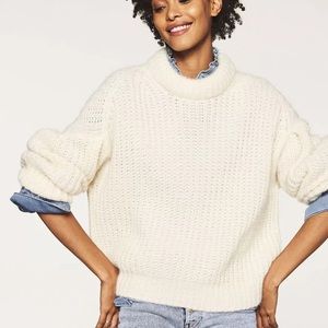 ba&sh Emma Sweater in Ecru Size 2